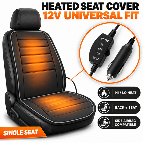 Heated car seat pad - pad, -auto