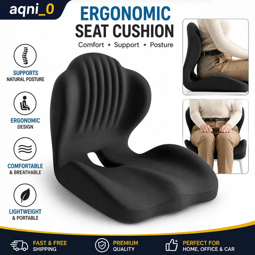 Ergonomic memory foam seat - ergonomic,